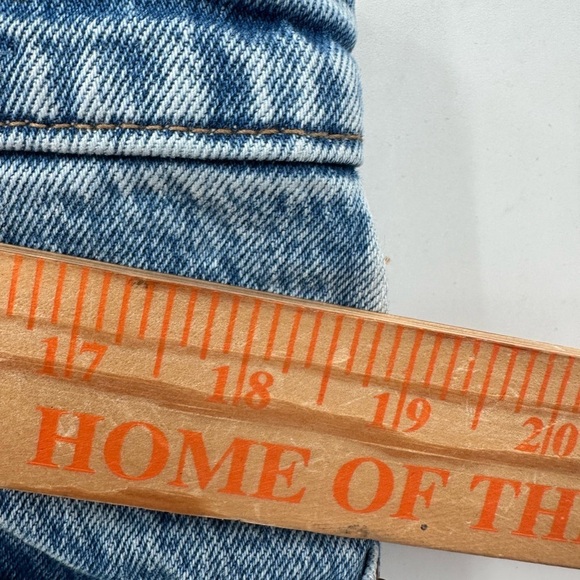 ABERCROMBIE & FITCH The 90's high rise straight plus size medium wash jean 16L - Picture 10 of 15